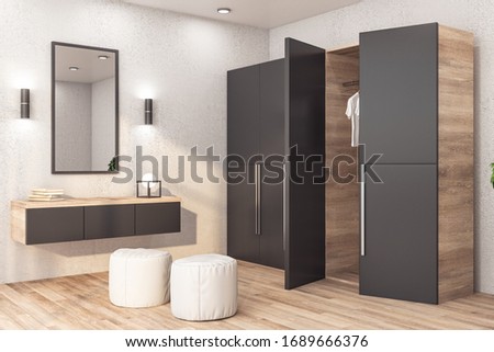 Similar – An der Garderobe elegant