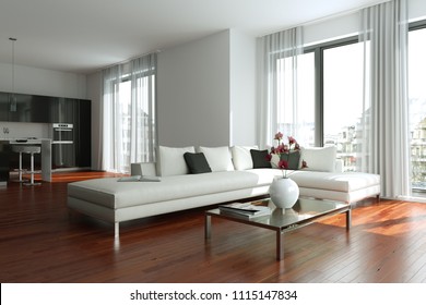 modern white gray living room interior em ilustração stock 603249098