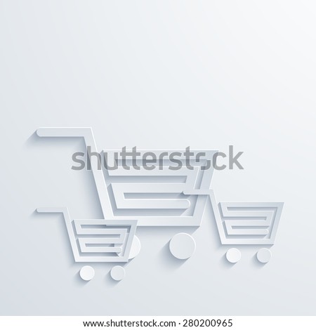  modern white shooping background.