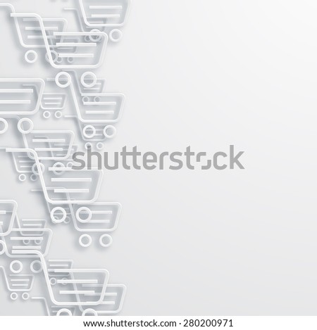  modern white shooping background