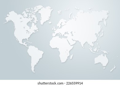 8,771 Minimalist world map Images, Stock Photos & Vectors | Shutterstock