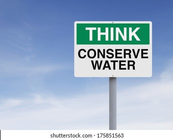 A Modified OSHA Sign Promoting Water Conservation 