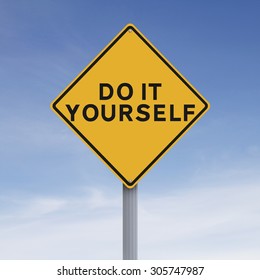 Modified Road Sign Indication Do Yourself Stock Illustration 305747987 ...