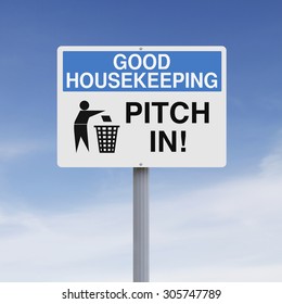 A Modified Sign On Good Housekeeping
