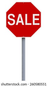 Modified Stop Sign Indicating Sale Stock Illustration 260580551 ...