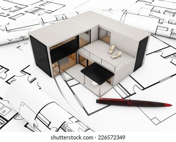 Modular Building Plan Concept: Modular Building Over Plots