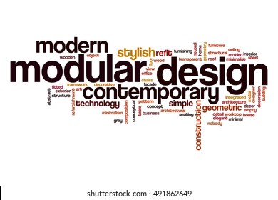 Modular Design Word Cloud Concept Stock Illustration 491862649 ...