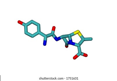 Molecular Structure Of The Antibiotic Penicillin