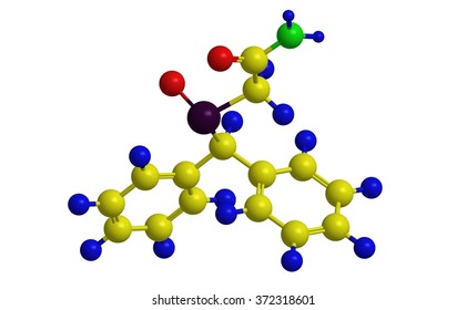 Molecular Structure Of Armodafinil (Nuvigil) - Treatment Of Excessive Daytime Sleepiness Associated With Obstructive Sleep Apnea, Narcolepsy, And Shift Work Disorder