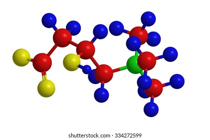 Molecular Structure Of Carnitine -  Quaternary Ammonium Compound Biosynthesized From The Amino Acids Lysine And Methionine (vitamin O)