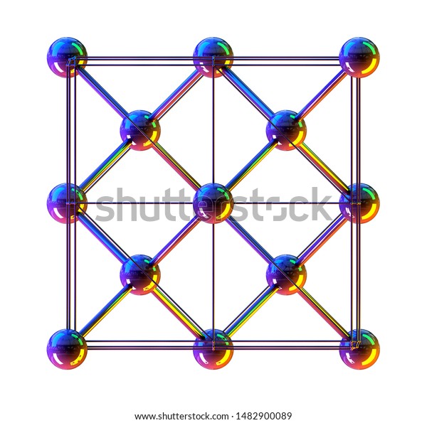 Molecular Structure Diamond 3d Render Atomic Stock Illustration 1482900089