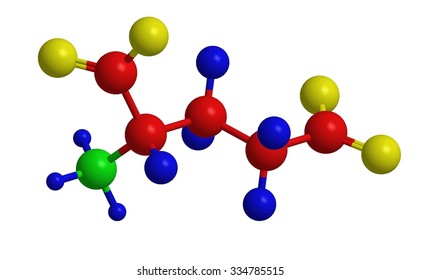 Molecular Structure Fumaric Acid Trans Butenedioic Stock Illustration ...