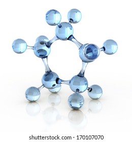 Molecule 3d Illustration