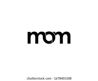 Mom Original Monogram Logo Design