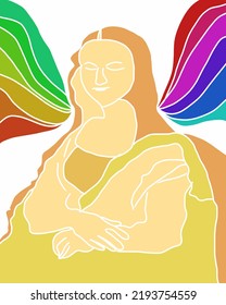 Mona Lisa Clip Art Mona Lisa Line