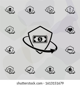 Money, dollar insurance icon. Insurance icons universal set for web and mobile - Powered by Shutterstock