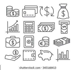 Money Line Icons