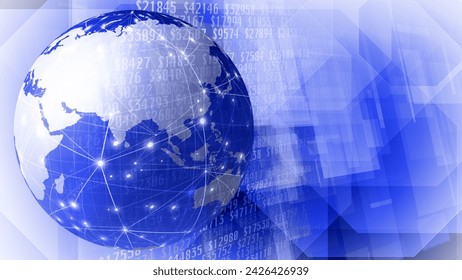 Money matters globe connect dollar lines offer international financial news, global reports, and world market updates to keep you informed about money, economy, and investment - Powered by Shutterstock