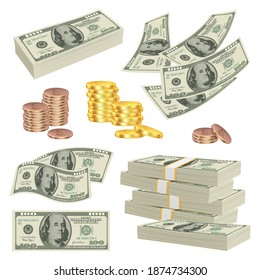 Money Realistic. Investment Cash Dollars Banknotes Paper Gold Finance Product Money Pictures