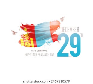 Mongolia Independence day creative art - Powered by Shutterstock