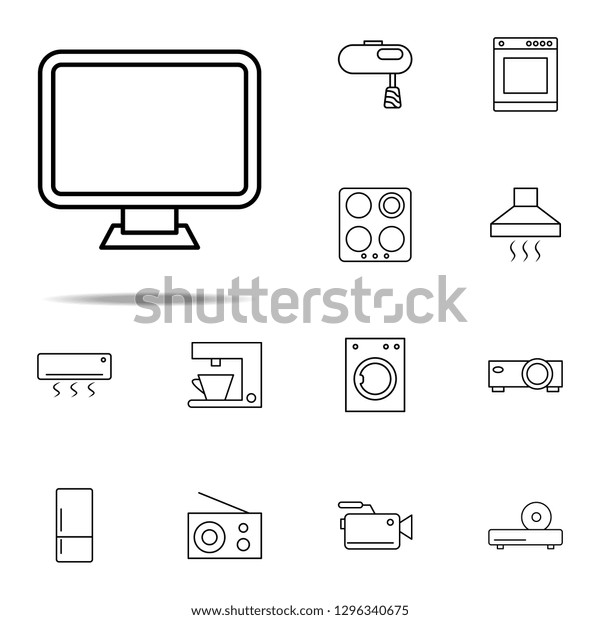 monitor
icon. web icons universal set for web and
mobile