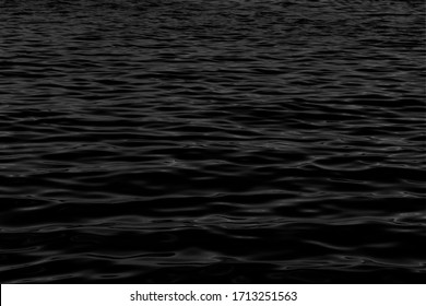 Monochromatic Close Up Illustration of Gentle Waves in Water 