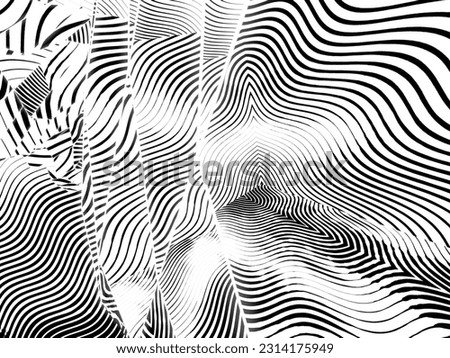 Similar – Image, Stock Photo wavy lines