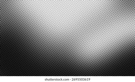 Monochrome background pattern with halftone gradient dots with jpg format