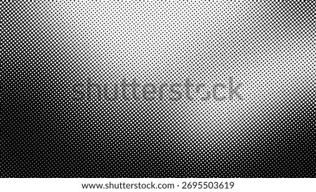 Monochrome background pattern with halftone gradient dots with jpg format