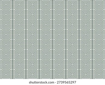 Monochrome Geometric Grid Seamless Pattern 

A seamless black and white geometric pattern featuring a repetitive grid of intricate squares and woven lines, ideal for modern textile designs.