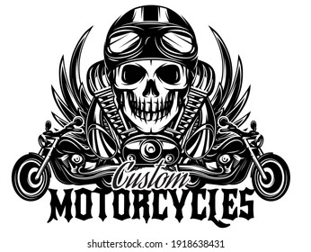 16,539 Skull and motorcycle Images, Stock Photos & Vectors | Shutterstock