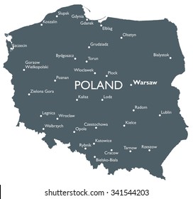 8,371 Map City Poland Images, Stock Photos & Vectors | Shutterstock