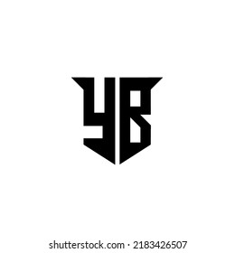 Monogram Logo Alphabet Y B On Stock Illustration 2183426507 | Shutterstock