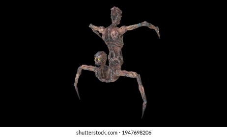 Monster Siamese Twins 3d Render Games Stock Illustration 1947698206 ...