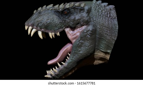 Monsters of background, 3d render