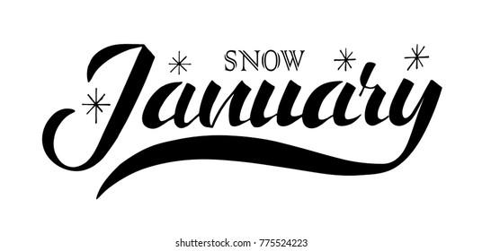Month January Calendar Stock Illustration 775524223 Shutterstock