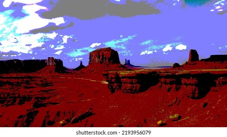 Monument Valley Tribal Park. Arizona, USA