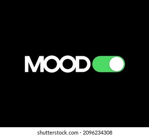 Mood ON Font Logo Design