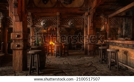 Similar – Image, Stock Photo Candlelight in old building