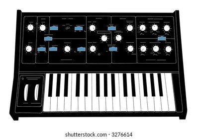 Moog Synth With Clipping Path