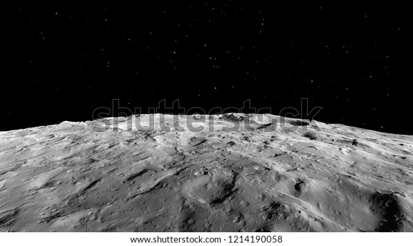 月とクレーターの3dイラスト 宇宙科学の画像 天文学 Nasaが提供する画像のエレメント のイラスト素材