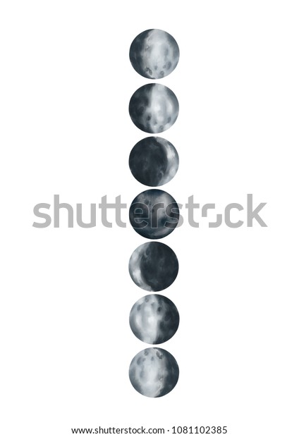 Moon\
digital illustration moon poster moon phases\
\

