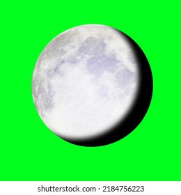 Moon Green Screen Background Crescent Stock Illustration 2184756223 ...