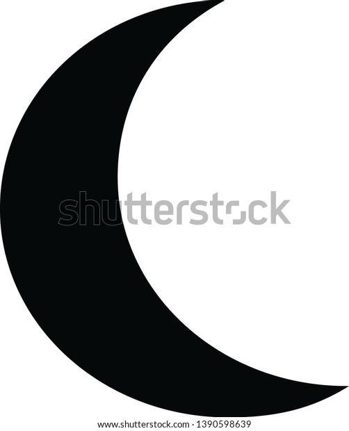 Moon Logo Black and\
White