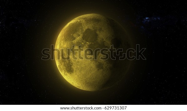 The Moon, natural satellite of the\
planet Earth, elements of this image are furnished by\
NASA