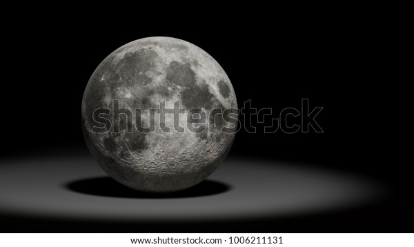 the Moon, planet Earth\
moon, solar system (3d space render, elements of this image are\
furnished by NASA)