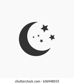 Moon With Star Icon