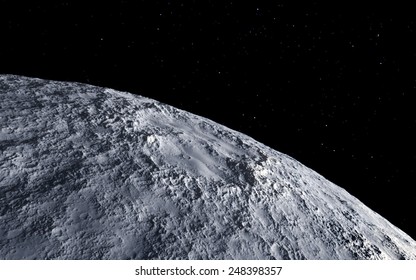Moon surface - Shutterstock ID 248398357