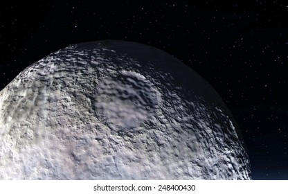 Moon surface