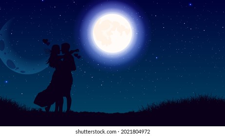 203 Couple dancing moonlight Images, Stock Photos & Vectors | Shutterstock